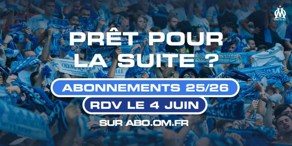 Abonnements OM saison 25/26